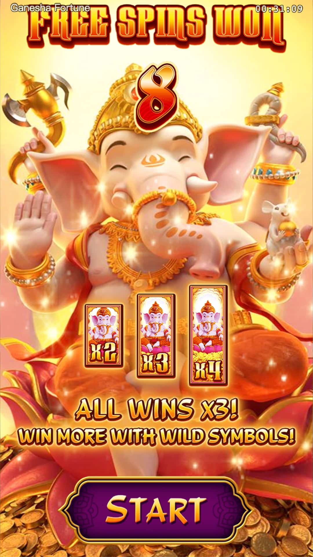 start freespin Ganesha Fortune