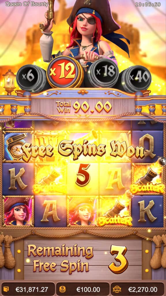 Queen of Bounty freespins3